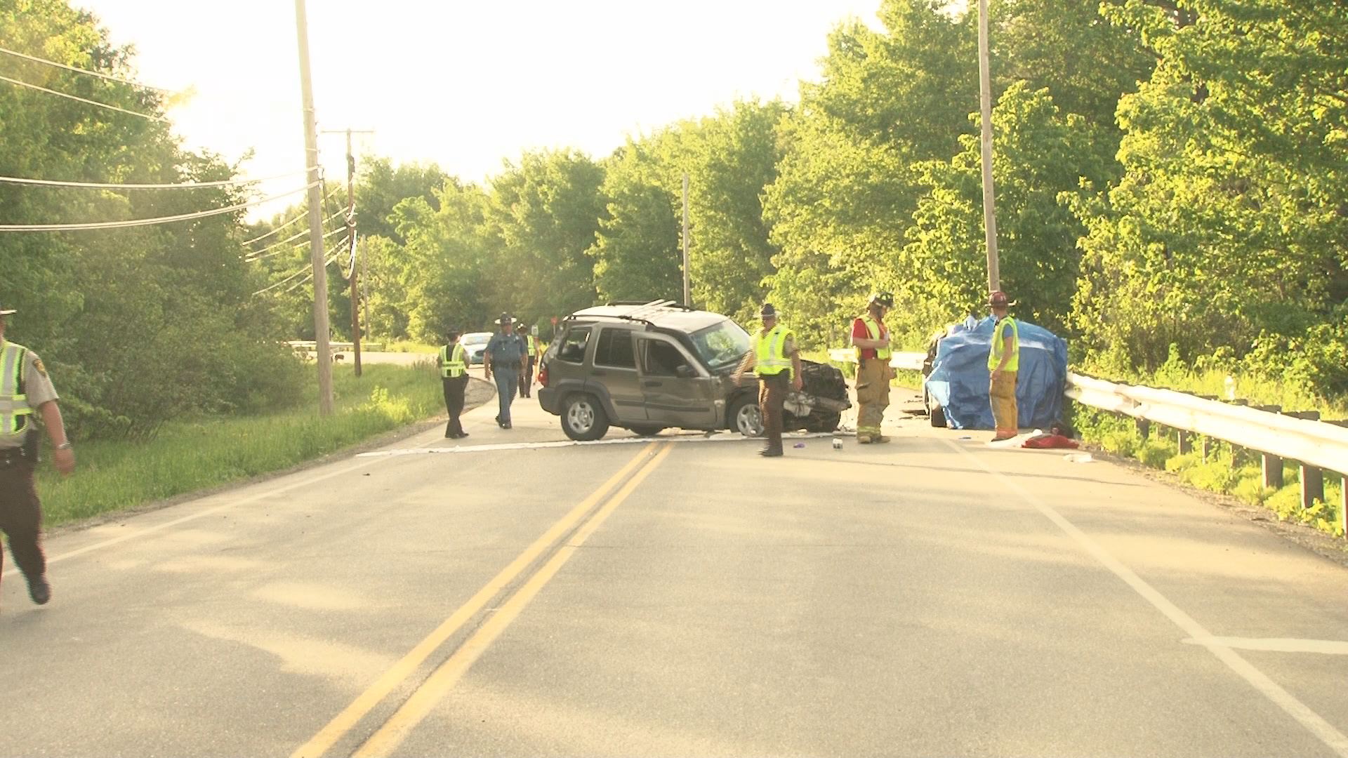 One dead, two seriously injured in Hermon car crash