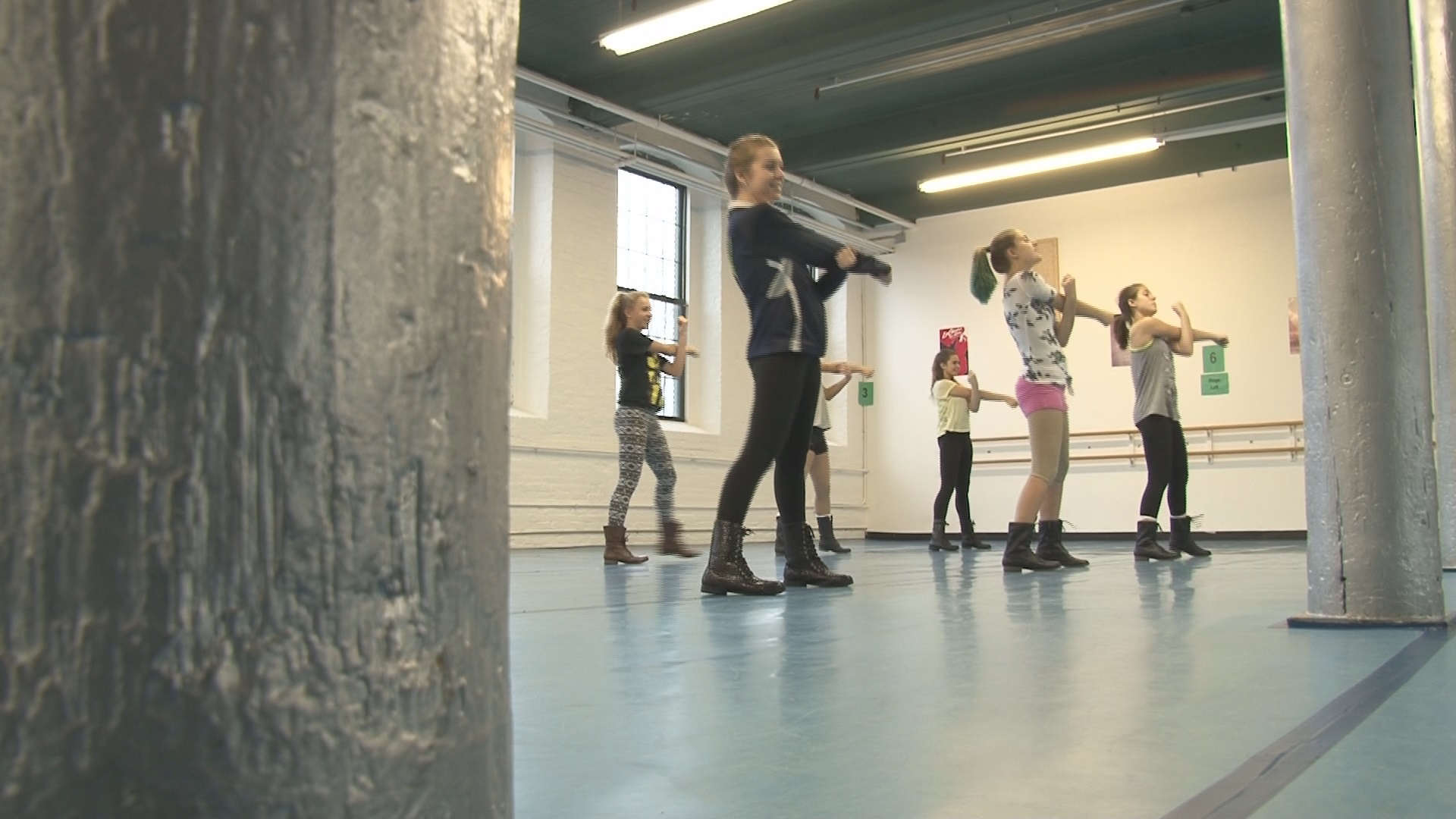 Westbrook dance group marching in Macy's Parade
