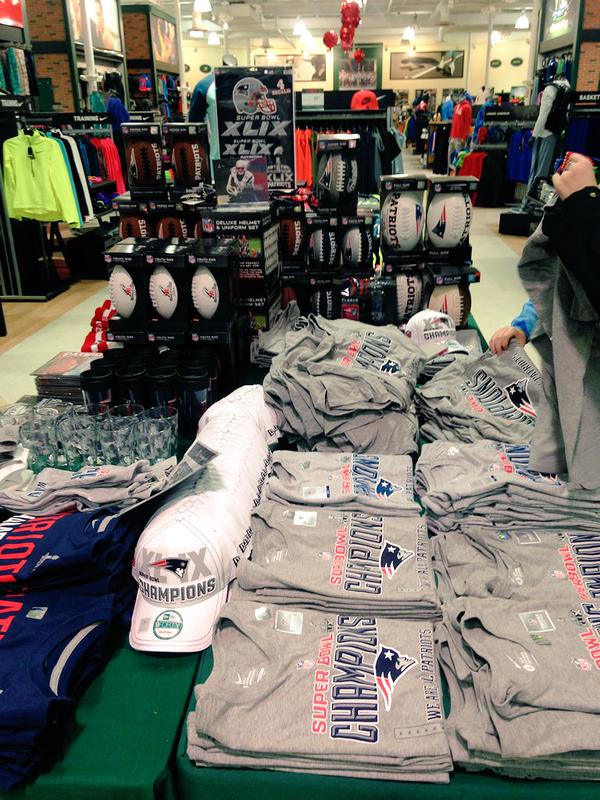 Patriots store championship gear