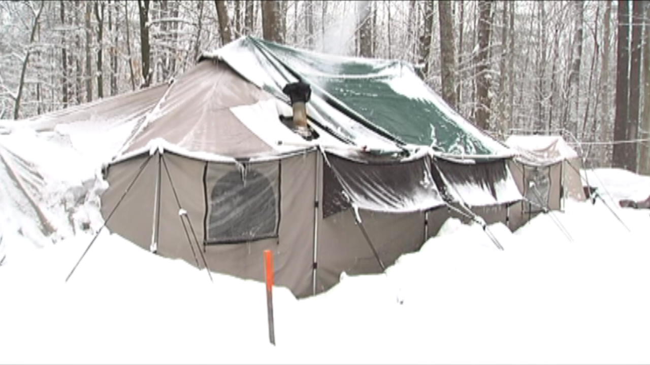 Concreet Verantwoordelijk persoon Ploeg Man Weathers Blizzard Living in Tent on Maine Mountain | newscentermaine.com
