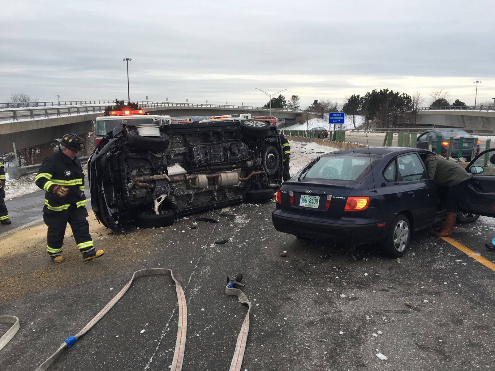 Several crashes snarl traffic on 295 in Portland