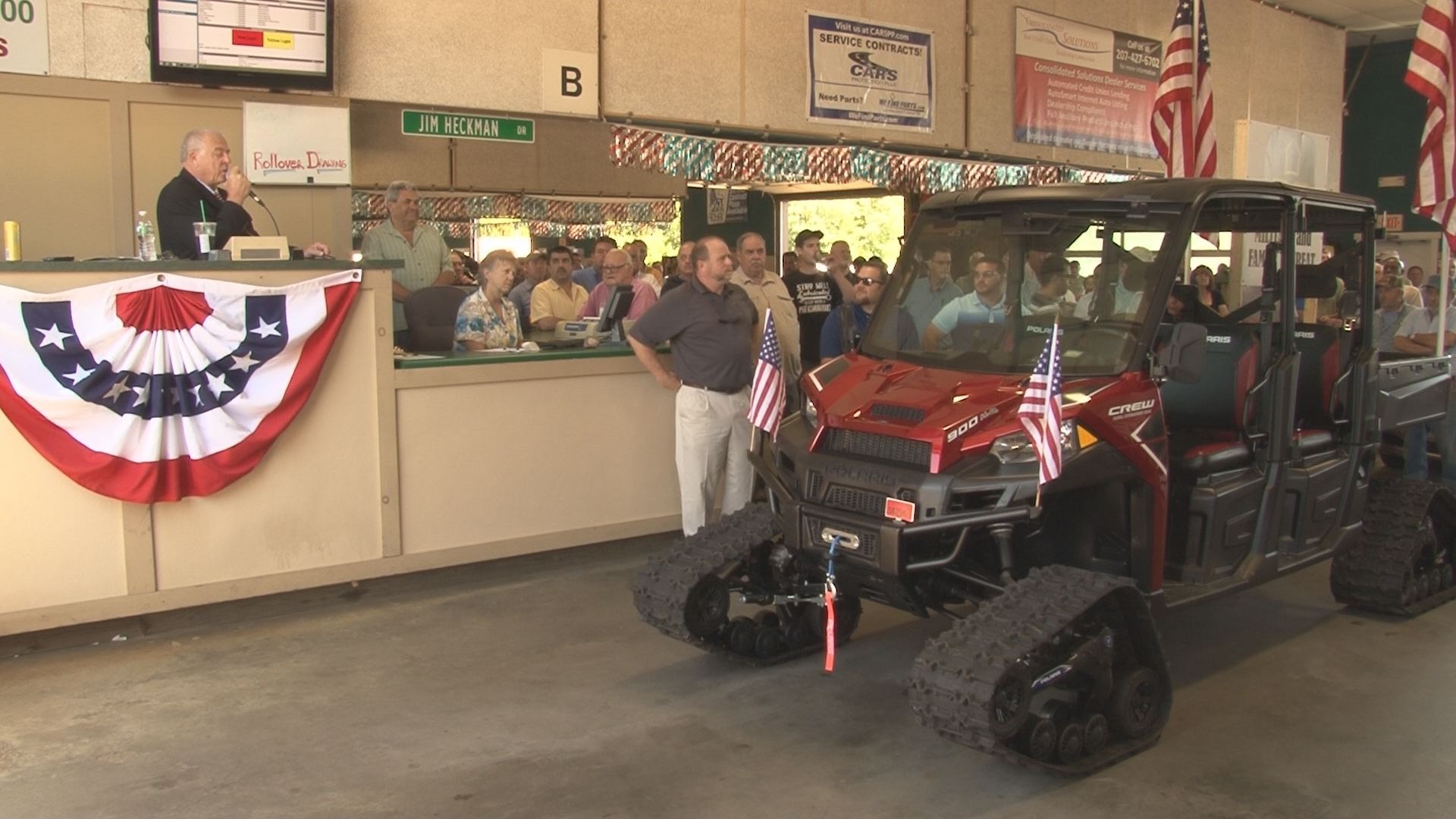 Acadia Auto Auctions donates to House In The Woods