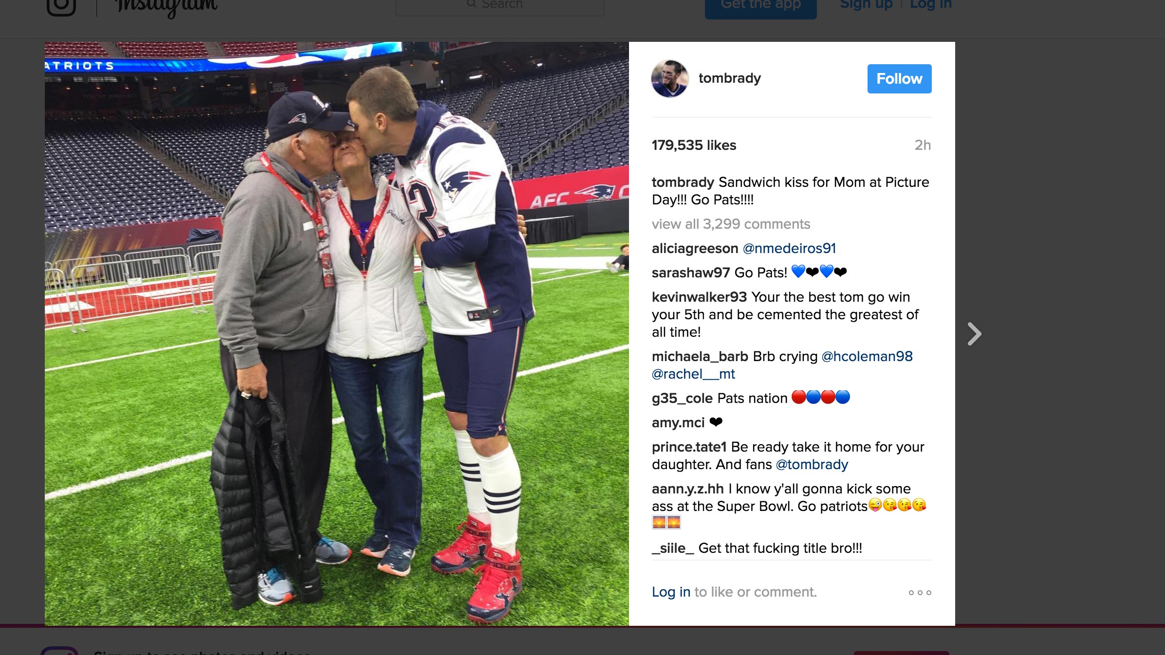 newscentermaine.com | Tom Brady's ailing mother makes Super Bowl appearance