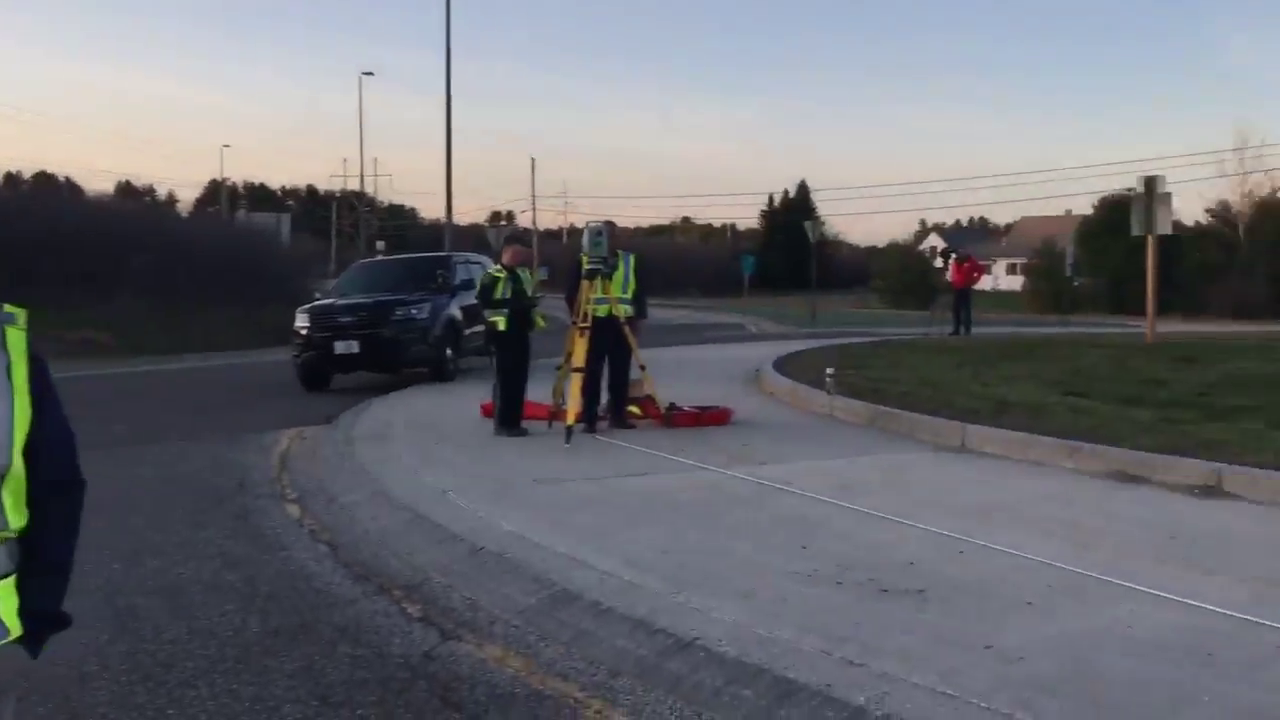 75yearold woman killed in onecar Gorham roundabout crash