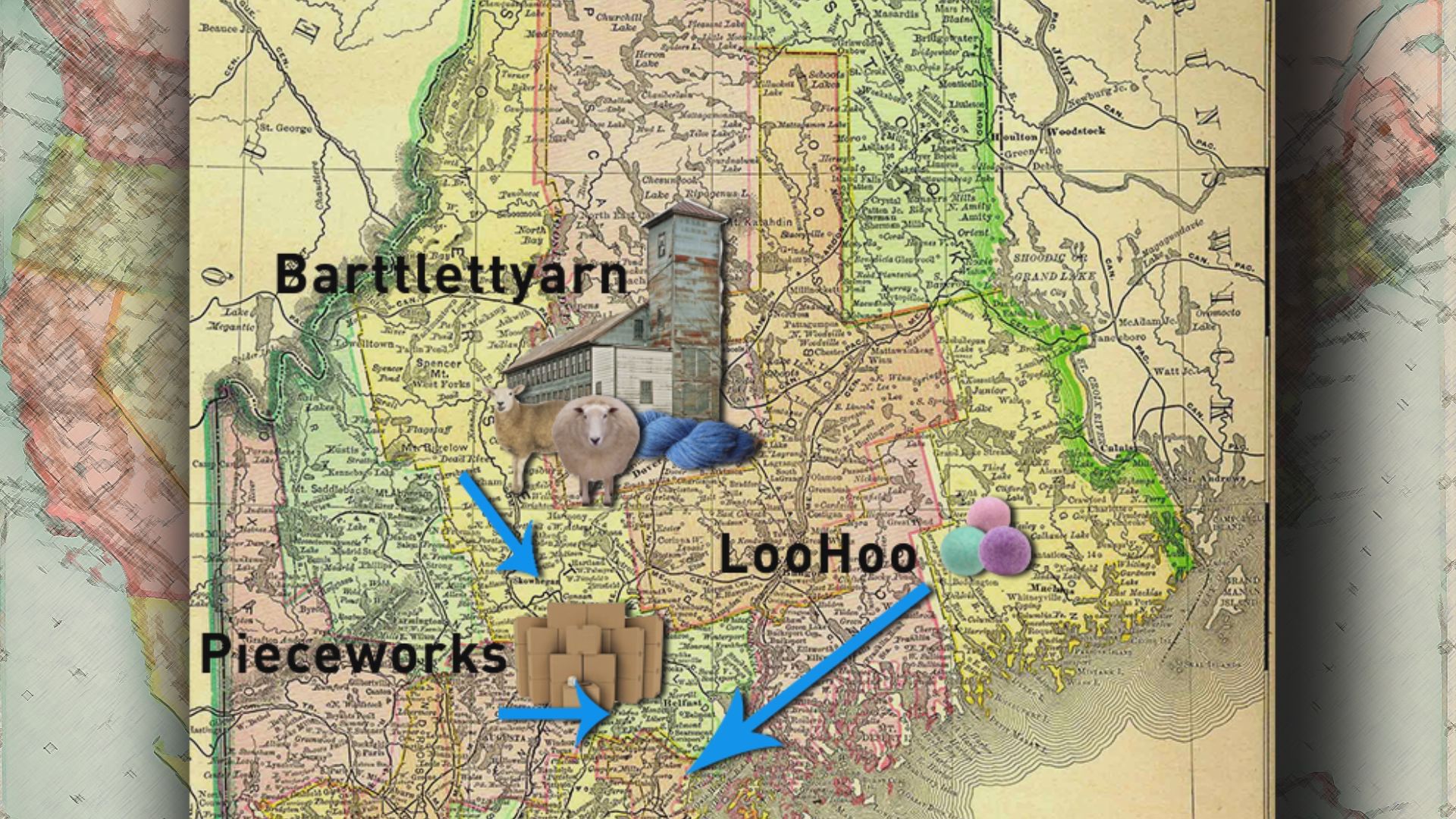 Made in Maine LooHoo Wool Dryer Balls