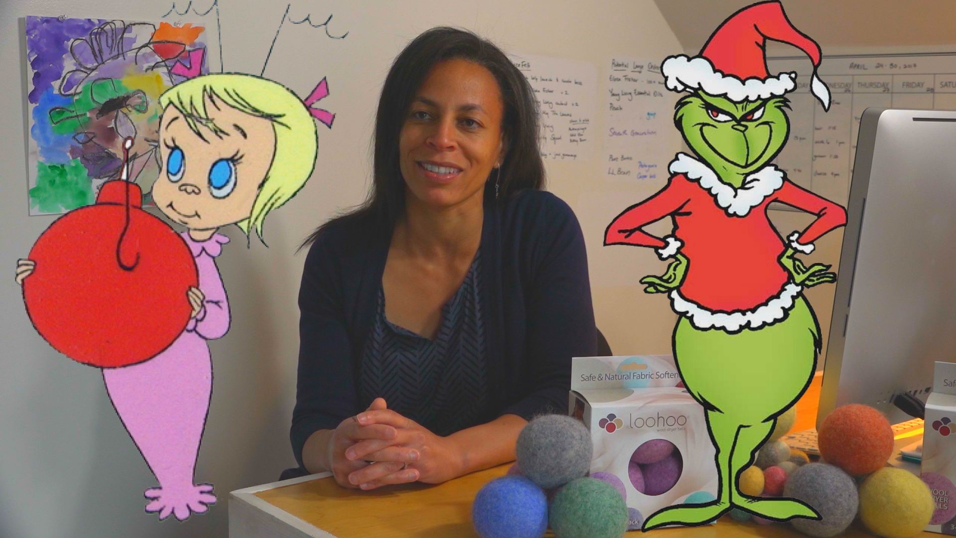 Made in Maine LooHoo Wool Dryer Balls