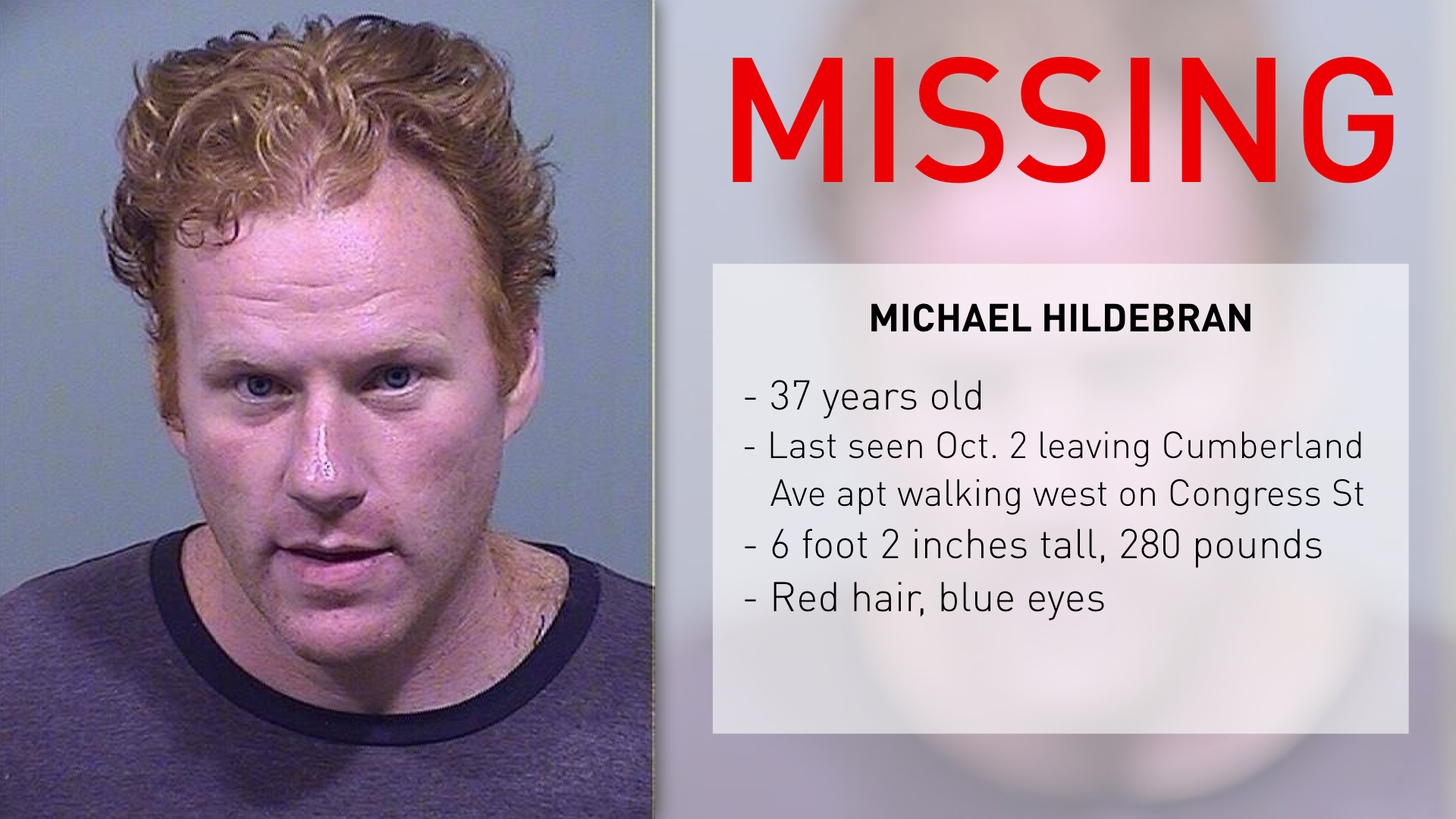 Missing 37 Year Old Portland Man Last Seen Oct 2