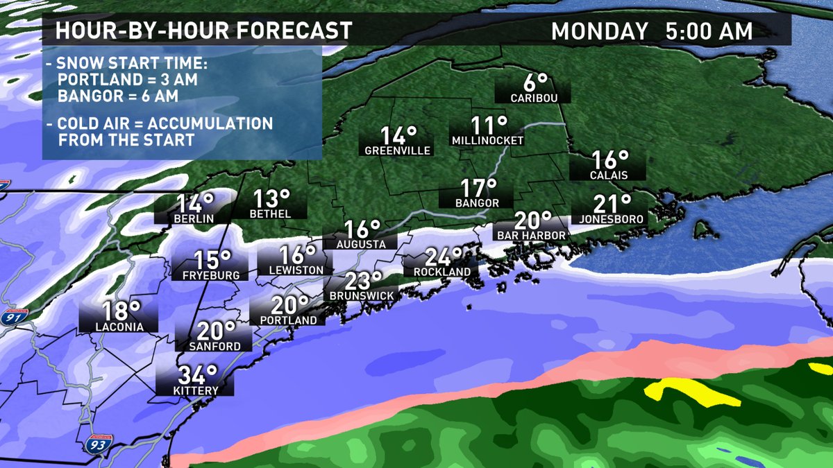 Christmas Day snowstorm moves into Maine Breton Blog